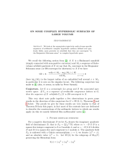 ON SOME COMPLEX HYPERBOLIC SURFACES OF LARGE