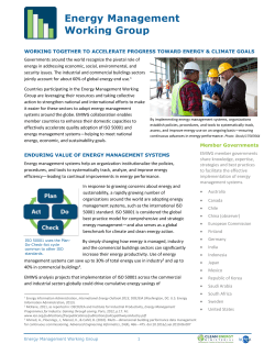 Energy Management Working Group