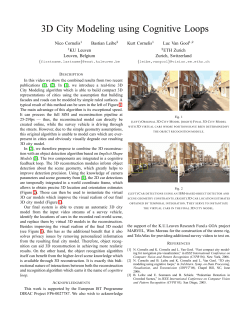 3D City Modeling using Cognitive Loops