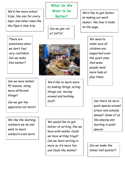 Pupil responses 2017 (2) - Orford CEVA Primary School