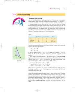 Linear Programming 7.8