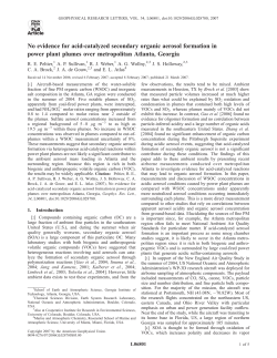 No evidence for acid-catalyzed secondary organic aerosol formation