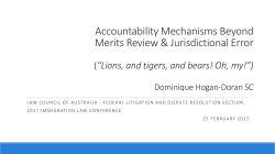 Merits Review - Law Council of Australia