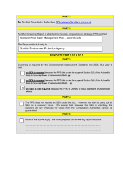 Scotland river basin management plan: Second cycle