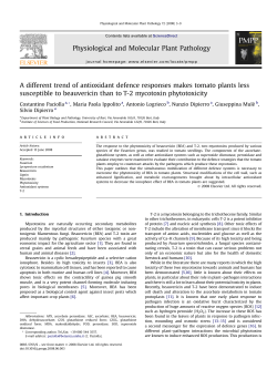 A different trend of antioxidant defence responses makes