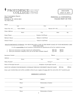 Student Health Record