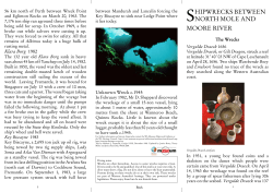 shipwrecks between north mole and moore river