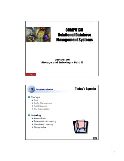 COMP5138 Relational Database Management Systems