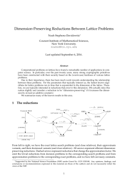 Dimension-Preserving Reductions Between Lattice Problems
