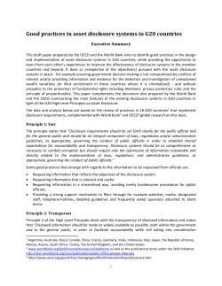 Good practices in asset disclosure systems in G20