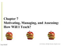 How Will I Teach?