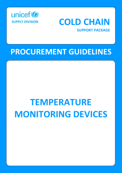 temperature monitoring devices cold chain