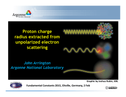Proton charge radius extracted from unpolarized electron