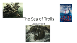 The Sea of Trolls vocab set 1