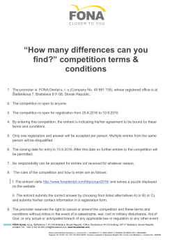 &ldquo;How many differences can you find?&rdquo; competition