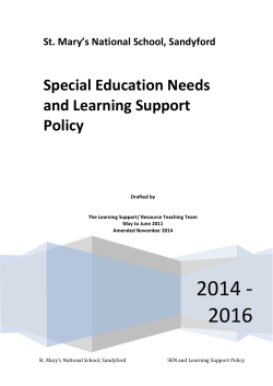 File - St. Mary`s NS, Sandyford