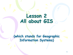 Y9GeU1B GIS PPwk2 - Geography at InterHigh