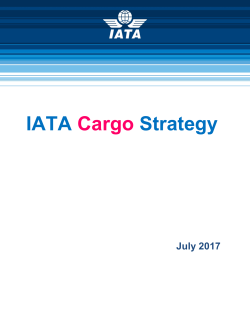 IATA Cargo Strategy 2017