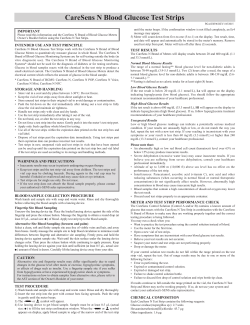 CareSens N Blood Glucose Test Strips