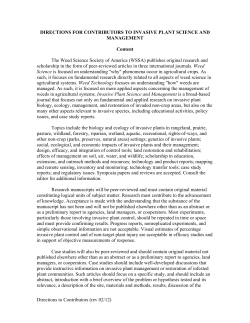 Directions to Contributors (rev 02/12) DIRECTIONS FOR