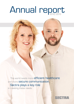 Investor Relations | Sectra