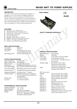 600-650 WATT ITE POWER SUPPLIES 41