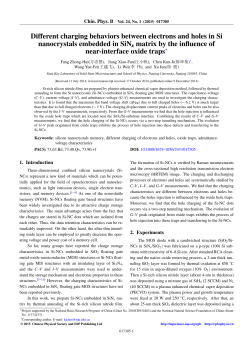 Different charging behaviors between electrons and holes in Si