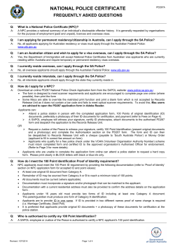 PD267A - NPC Frequently Asked Questions.dot