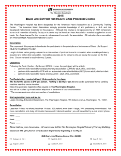 Community Course - The Washington Physicians Group