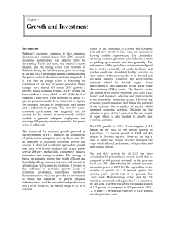 Growth and Investment
