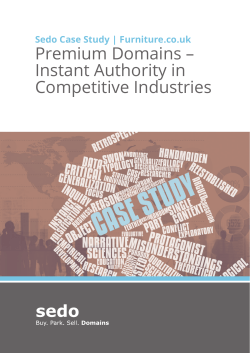 Premium Domains &ndash; Instant Authority in Competitive Industries