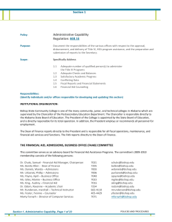 Administrative Capability Regulation: 668.16 Section 1