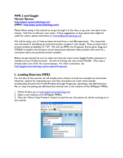 I. Loading Data into PIPE2