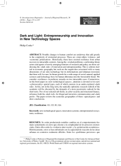 Dark and Light: Entrepreneurship and Innovation in New