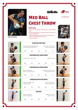 Med Ball Chest Throw