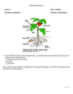 Phytochemistry 1
