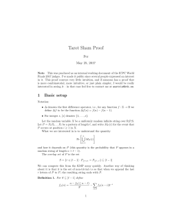 Tarot Sham Proof - CSC