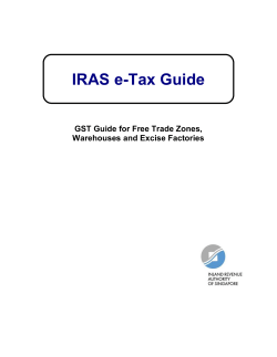 GST Guide for Free Trade Zones (FTZs), Warehouses and
