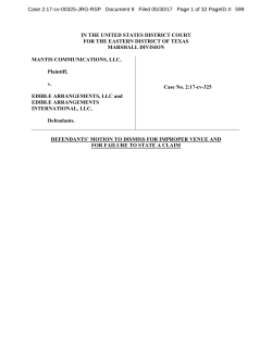 a motion filed by Edible Arrangements