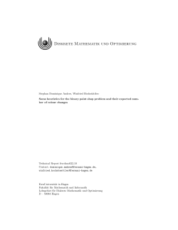 Some heuristics for the binary paint shop problem