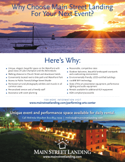 Here`s Why: Why Choose Main Street Landing For Your Next Event?