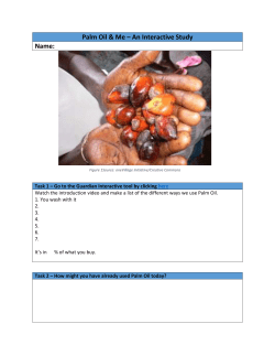 task 1 - palm oil work booklet