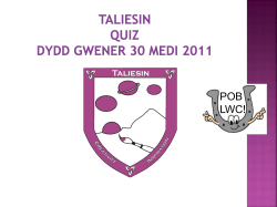 Croeso I Pryderi - Newport High School