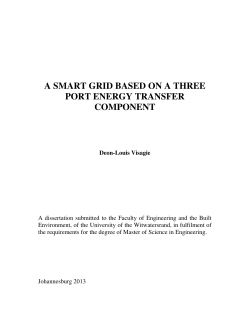a smart grid based on a three port energy transfer