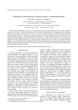 computational study of the general base catalysed aminolysis