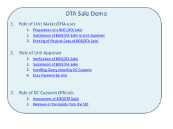 Preparation of BOE (DTA Sale)
