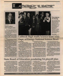 Lubbock High math/science team wins Dept. of Energy National