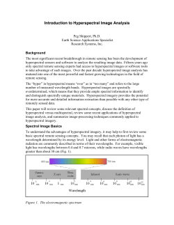 Introduction to Hyperspectral Image Analysis
