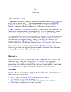 Transmission of Video Signals - E