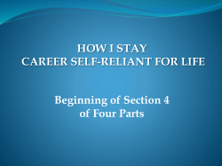 A Good Career-Organizing Program Should Help You &hellip; Organize
